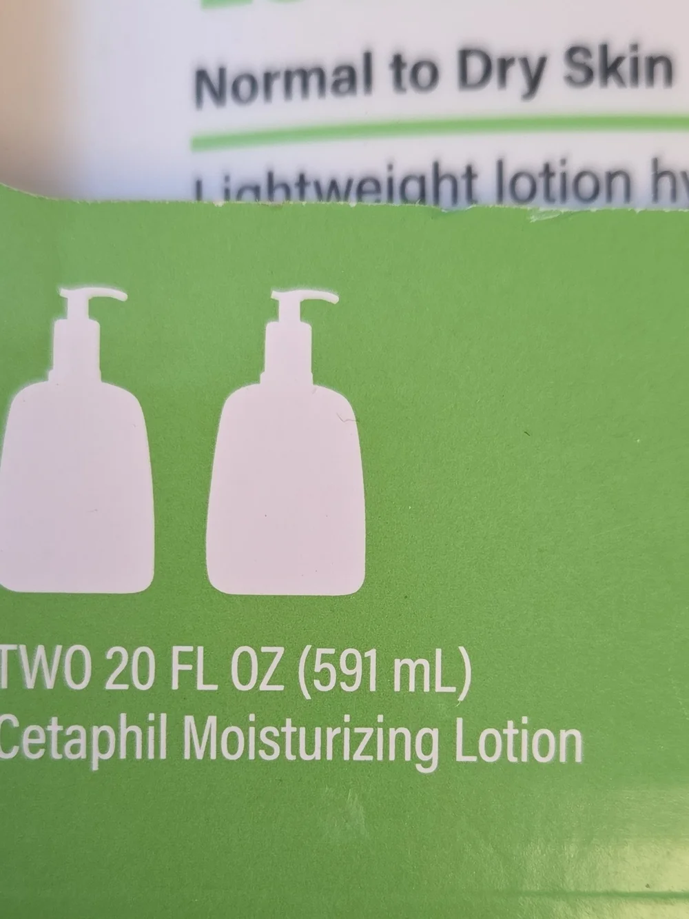 🔥2- 20oz.Cetaphil Moisturizing Lotion for Normal to Dry Skin